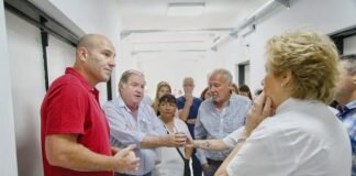 Molina recorrió el Centro de Salud de La Matera Molina recorrió el Centro de Salud de La Matera