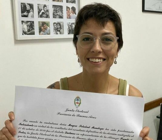 Mayra Mendoza proclamada intendenta de Quilmes