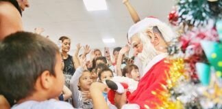 Papa Noel en el CIC de La Paz