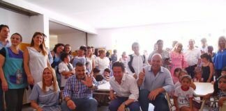 Molina inauguró un jardín en La Cañada