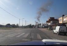 Vecinos cortaron Camino General Belgrano