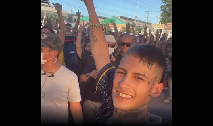 Lgante grabó un videoclip en Pasco y Donato Álvarez