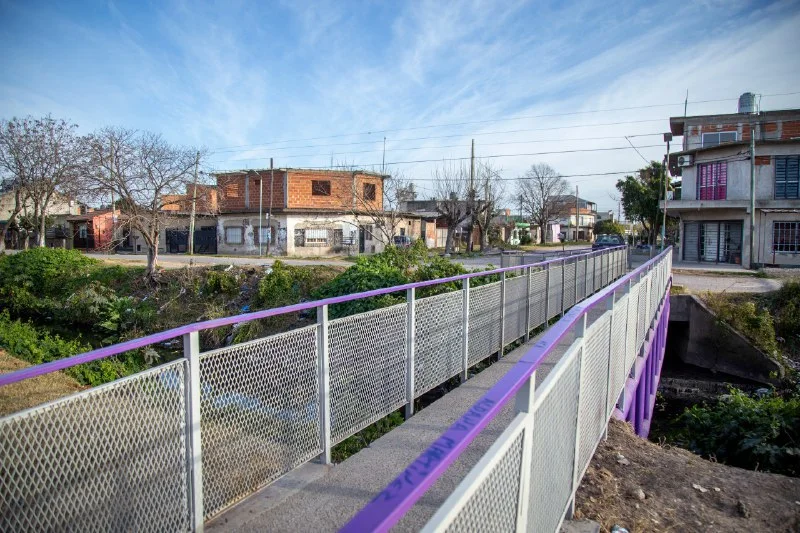 Remodelación de puentes en Barrio La Paz y La Matera