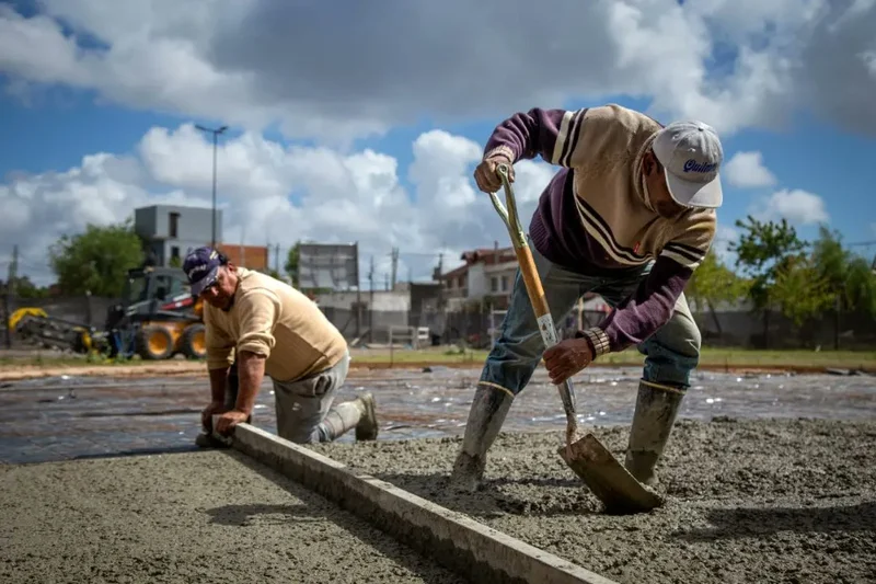 Continúa la construcción de la Ciudad de los Deportes en San Francisco Solano Continúa la construcción de la Ciudad de los Deportes en San Francisco Solano