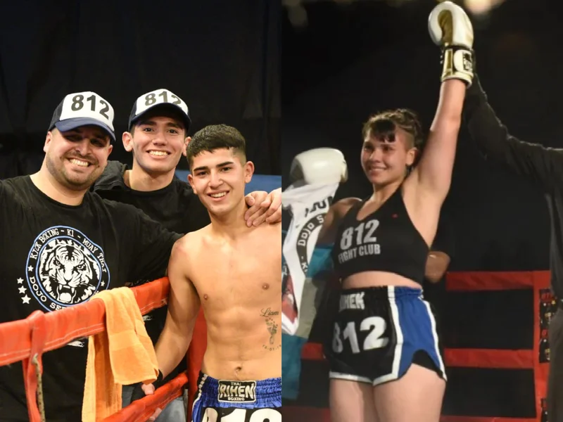 Dos luchadores de kickboxing de Barrio La Paz viajarán a Chile para representar a nuestro país