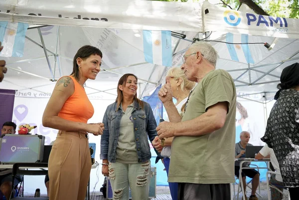 Mayra Mendoza supervisó un nuevo operativo Quilmes cerca