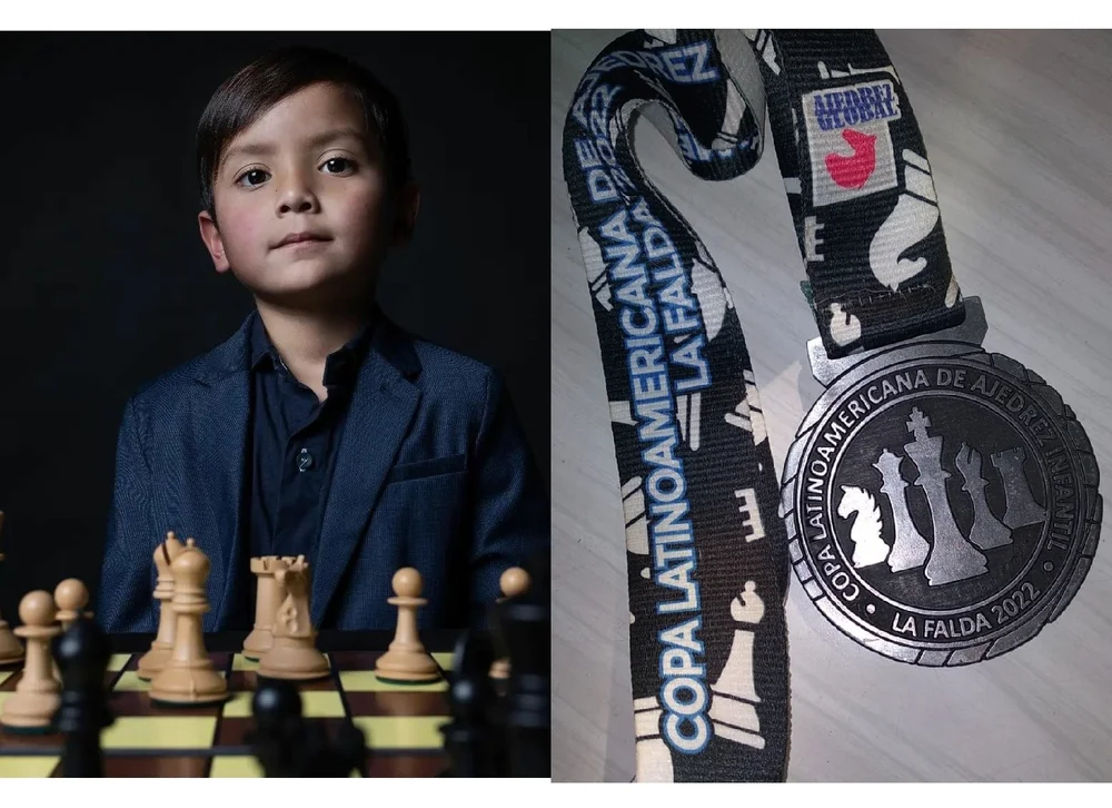 La historia de Thiago Chocala, campeón de ajedrez con sólo 6 años