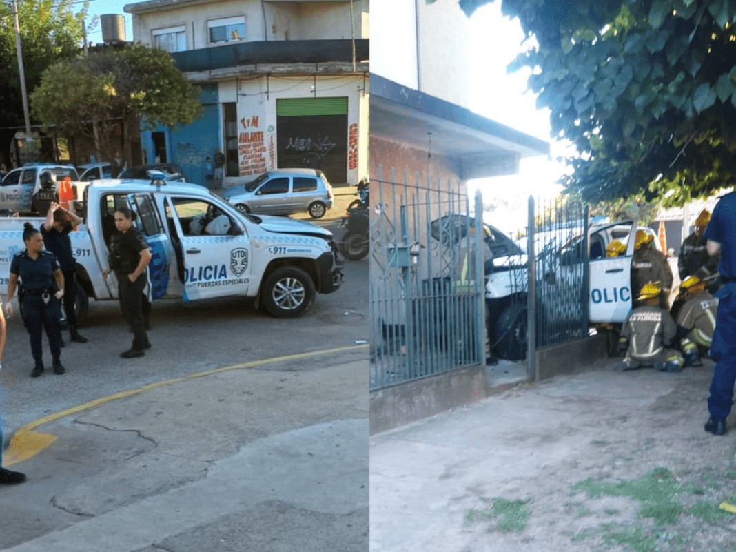 Chocaron dos patrulleros: uno en Solano y otro en Villa La Florida