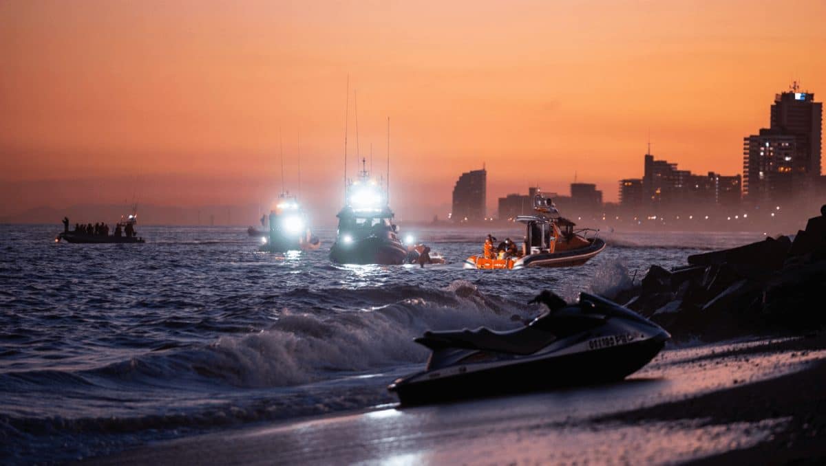 Punta del Este: intensa búsqueda de un argentino que salió al mar en moto de agua y desapareció