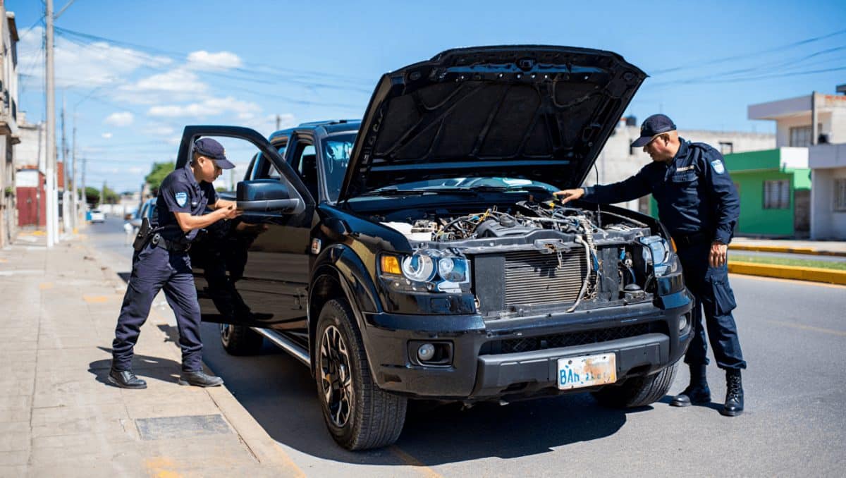 Rawson: incautaron una camioneta con dominio y motor adulterados