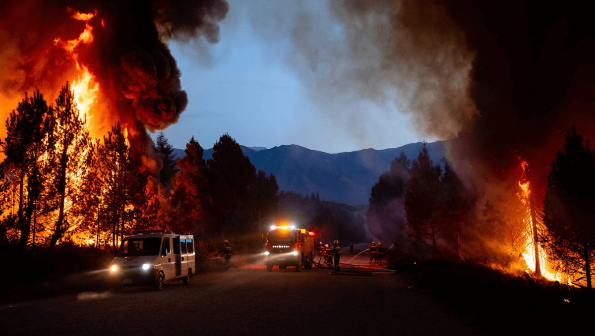 Los incendios en Chubut no cesan y descubren una red de falsos voluntarios que vendían las donaciones que llegaban a Cholila