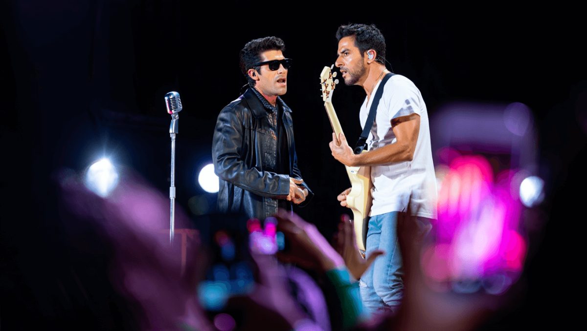 Solo un buen gesto.  Indio Solari reaccionó a la versión de Ji ji ji que hizo Abel Pintos en Cosquín Rock