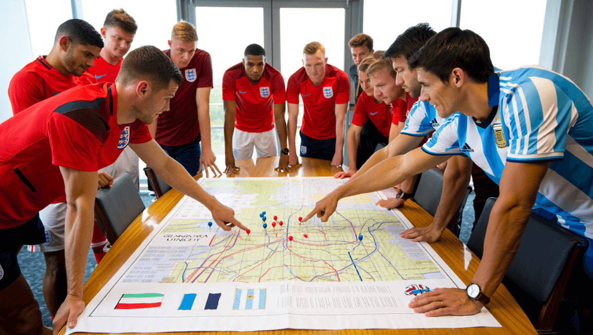 Inglaterra sigue el camino de la Selección Argentina para el Mundial