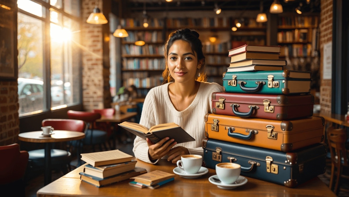 La inmigrante a la que salvaron los libros: trajo 80 en cuatro valijas y cumplió su sueño de un café literario 