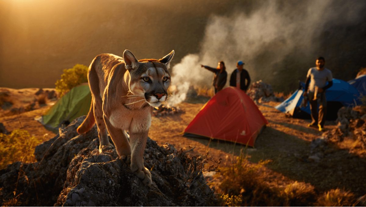 Zonda: encontraron en el camping Cerro Blanco al puma que alarmó a los vecinos