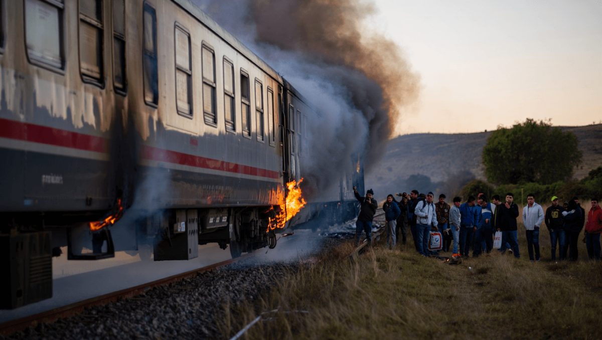 Se incendió un tren con más de 120 pasajeros en Córdoba: “El fuego no paraba”