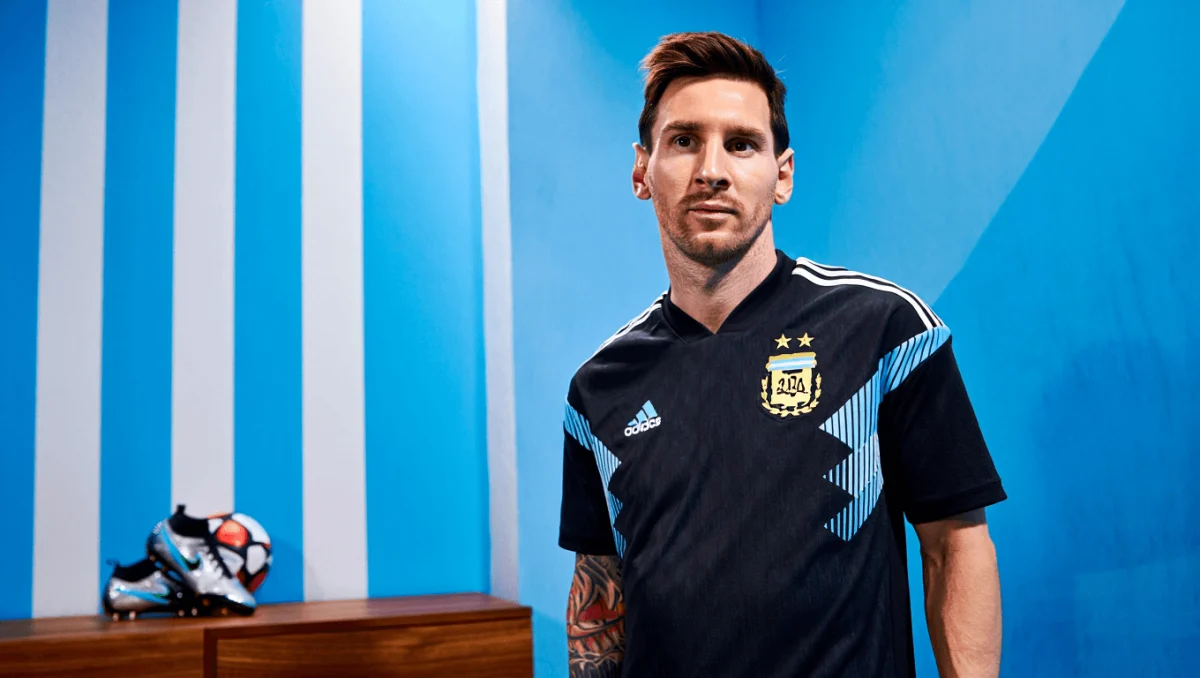 Messi camiseta alternativa Selecci&oacute;n