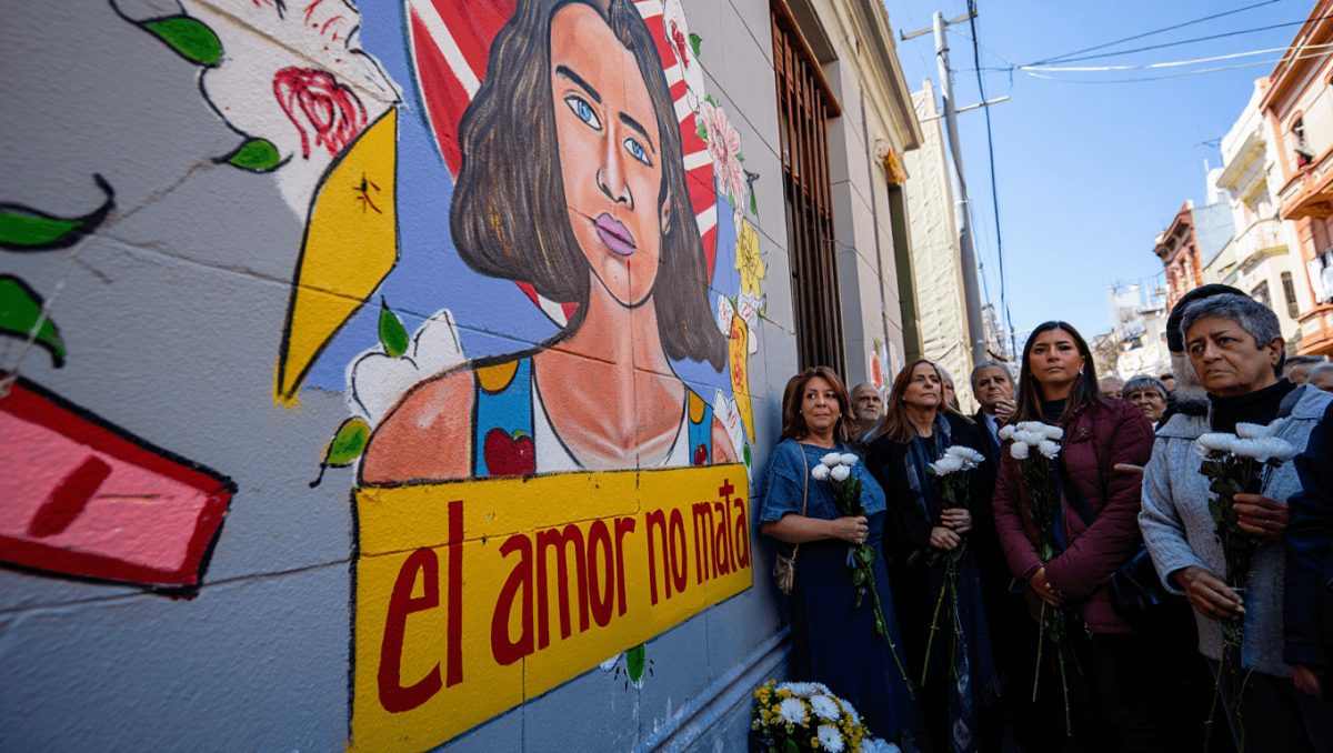 A 16 años del femicidio de Wanda Taddei, sus padres inauguraron un mural: “El amor no mata”