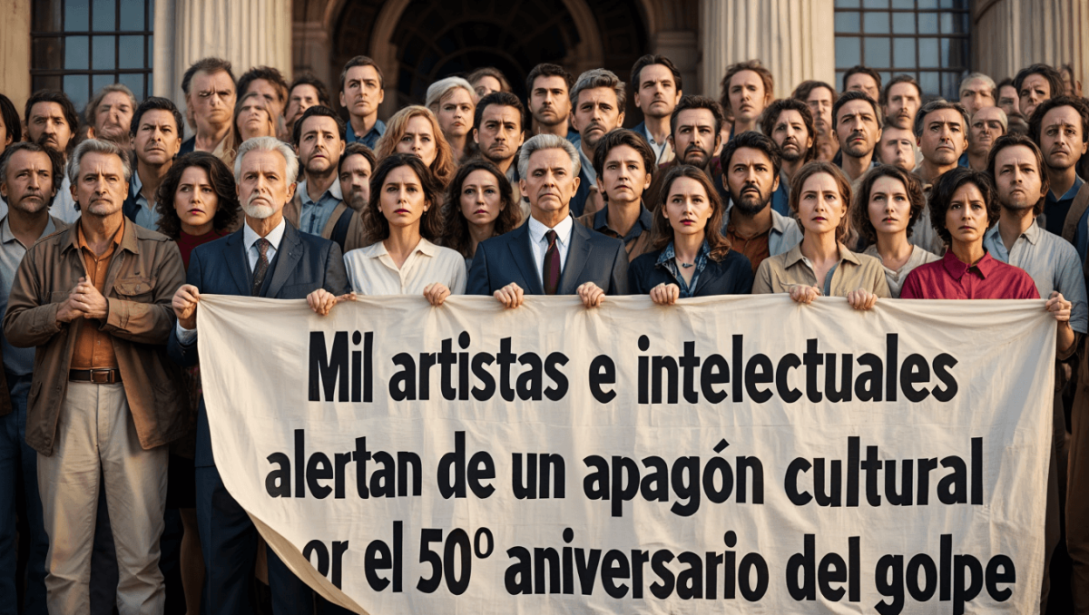 A 50 años del golpe. Del Indio Solari a Juan Minujín: mil artistas e intelectuales denuncian un “apagón cultural”