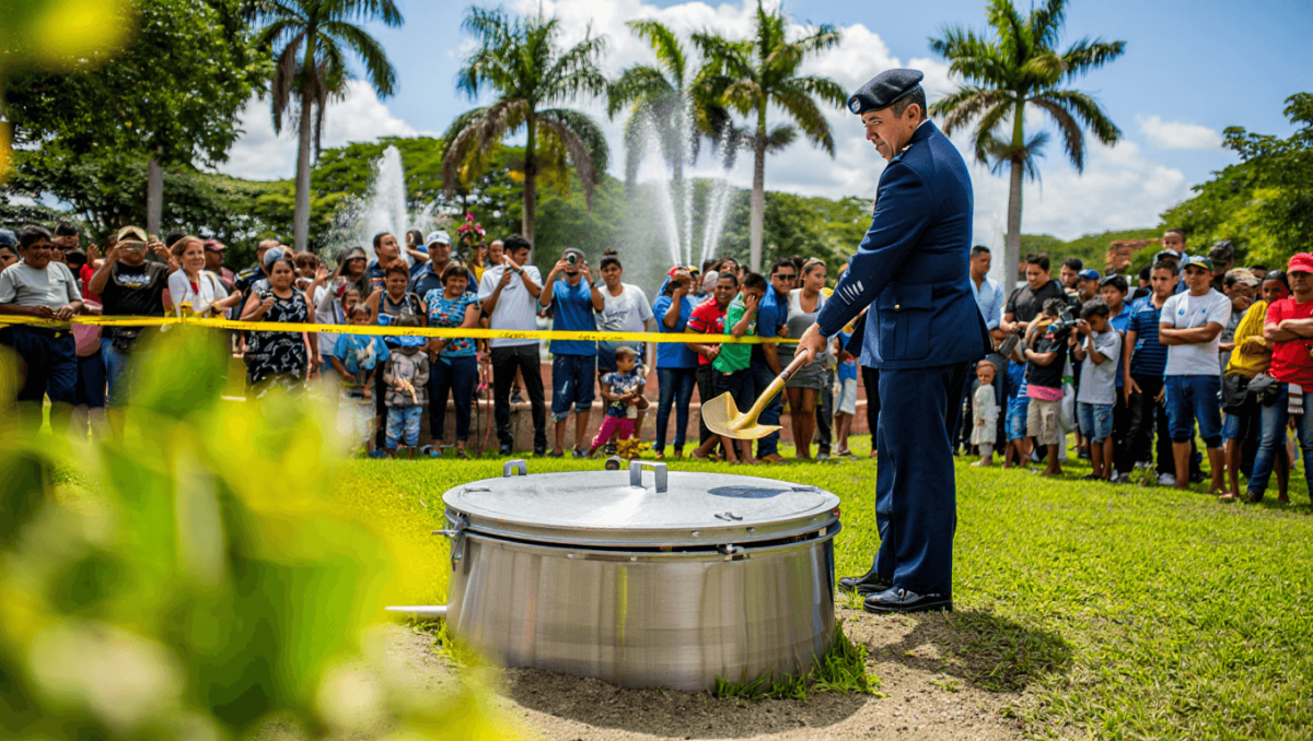 Jaldo inauguró un pozo de agua en el Liceo Militar y mejoró el servicio en barrios vecinos