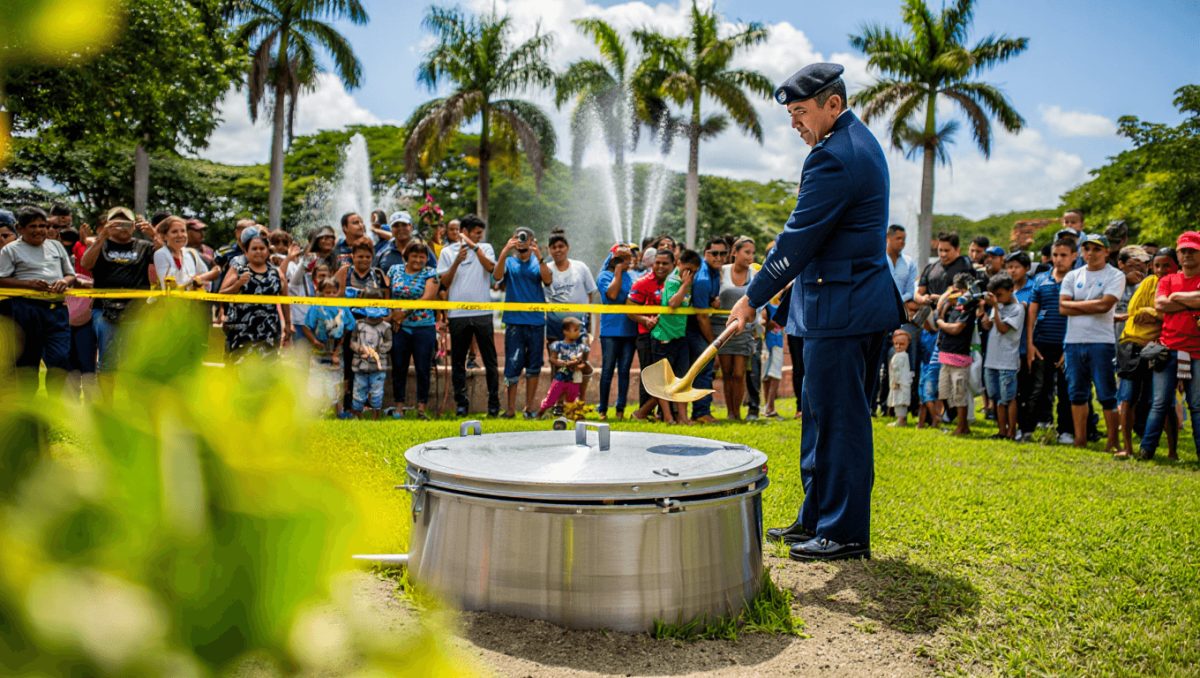 Jaldo inauguró un pozo de agua en el Liceo Militar y mejoró el servicio en barrios vecinos