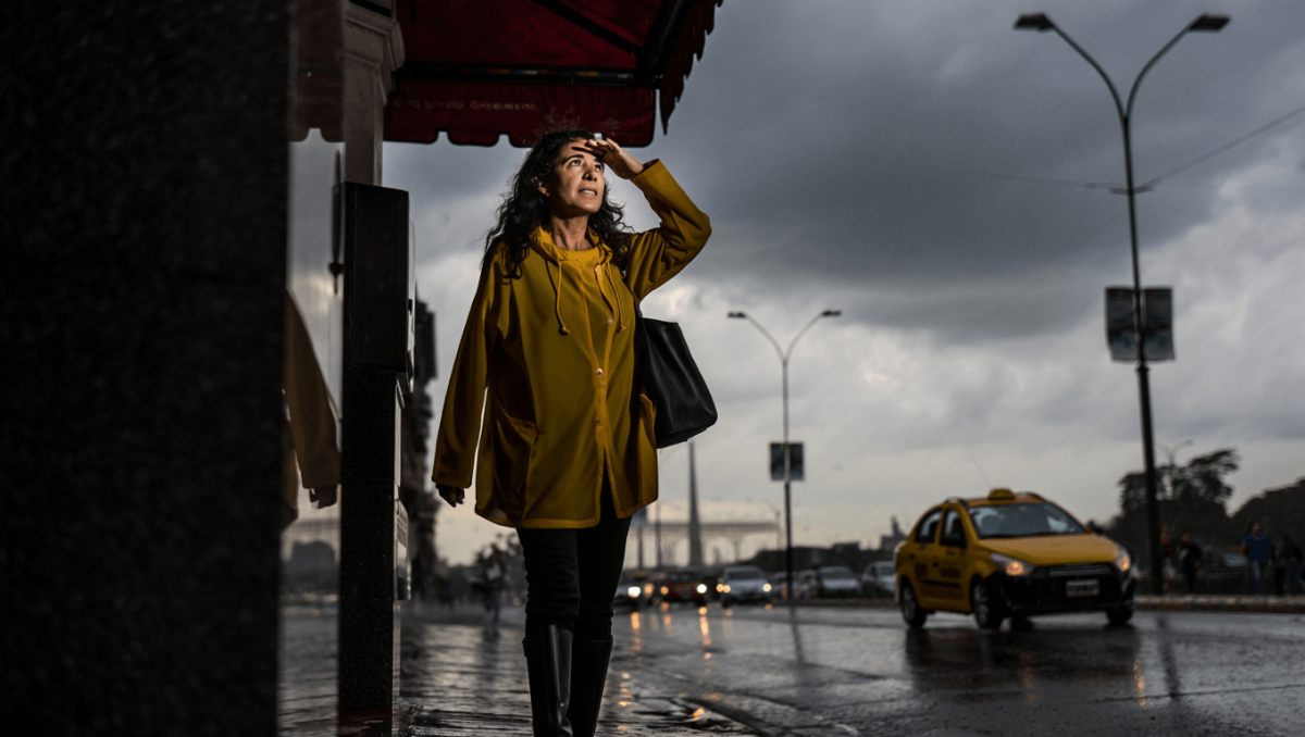 Vuelven las lluvias y las tormentas a la Ciudad de Buenos Aires pero la mejora está a la vuelta de la esquina