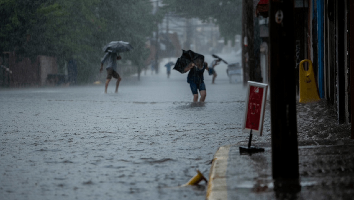 Un jueves tormentoso: hay alerta amarilla por lluvias para cinco provincias y qué pasará con el clima en el AMBA