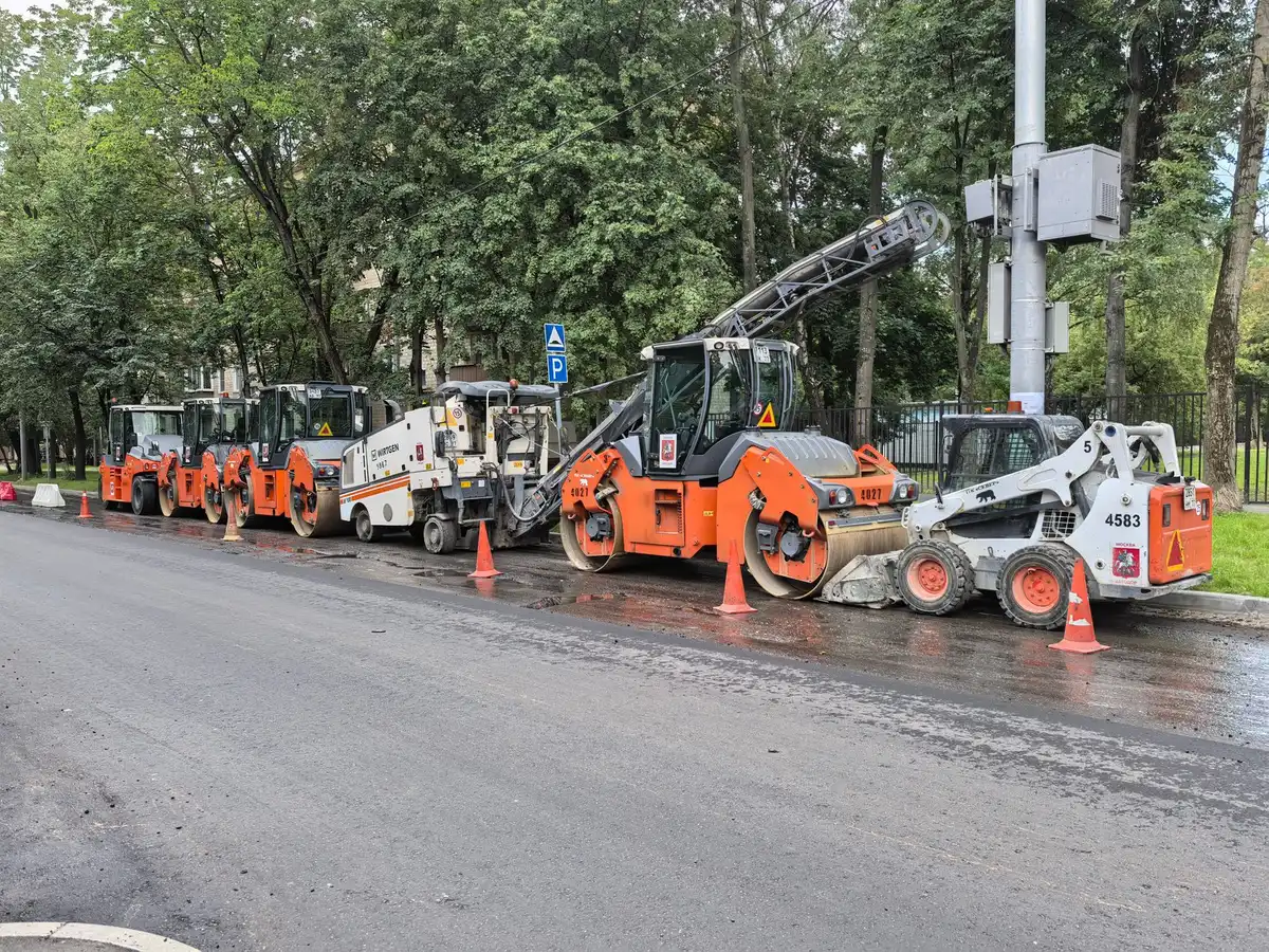 Obras de pavimentación de calles en zona urbana