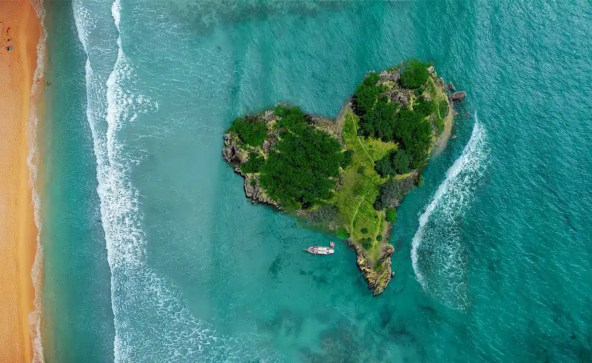 Embarcación de guardacostas y avión sobrevolando la costa durante una búsqueda